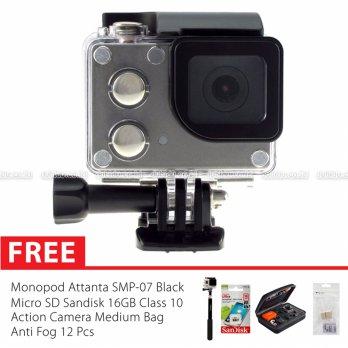 iSaw Wing 12MP Full HD Action Camera Combo Deluxe Like Xiaomi Yi/GoPro