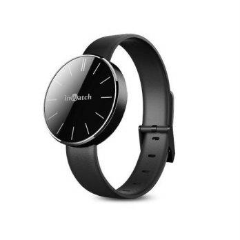 inWatch Pi Leather Strap Men and Women - Black