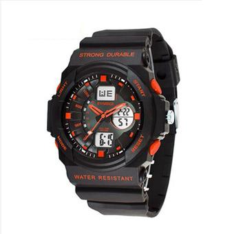 '"''""Synoke 66866 Digital Watch Strong Durable Men Swimming Sports Military Clock Male''''a Waterproof Wristwatches Orange""''"'  