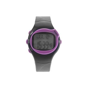 0441 Waterproof Unisex Pulse Heart Rate Monitor Calorie Counter Sports Digital Watch with Date /Alarm /Stopwatch Purple - Intl  
