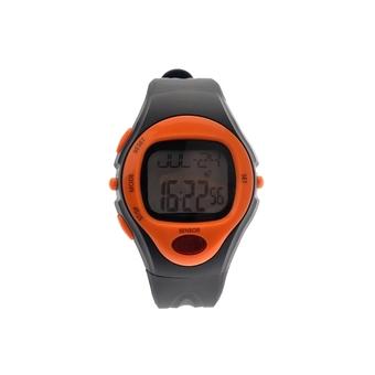 06221 Waterproof Unisex Pulse Heart Rate Monitor Calorie Counter Sports Digital Watch with Date /Alarm /Stopwatch Orange - Intl  