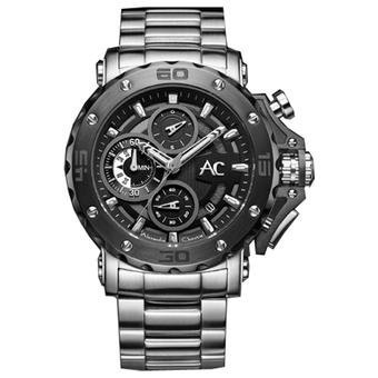 Alexandre Christie Collection - Jam Tangan Pria - Stainless Steel - AC 9205 - Hitam  
