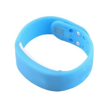 Allwin Fashion 3D LED Calorie Pedometer USB Sports Smart Wrist Bracelet Watch Unisex blue  