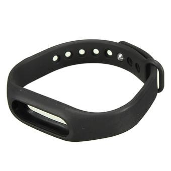 Audew MIBand Bluetooth Replacement Wrist Strap Wearable Wrist Band for Xiaomi Bracelet Black (Intl)  