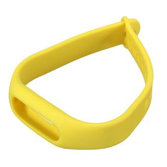 Audew MIBand Bluetooth Replacement Wrist Strap Wearable Wrist Band for Xiaomi Bracelet Yellow (Intl)  