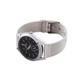 Bluelans Men's Mesh Stainless Steel Quartz Casual Analog Wrist Watches  