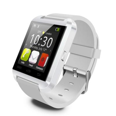Bluetooth LCD Touch Screen Smart Wrist Watch Phone Mate For Smart Phone - White