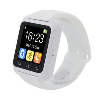 Bluetooth Smart Wrist Watch Pedometer Healthy for iPhone LG Samsung White  