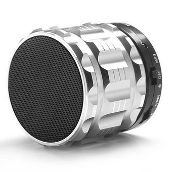 Bluetooth Speaker with MP3 Player S28 - Silver  
