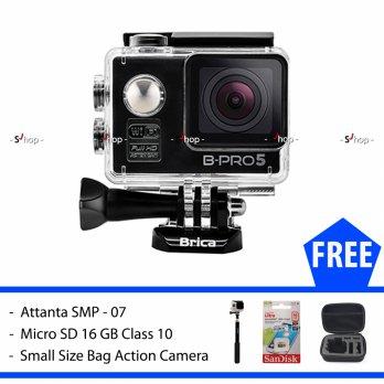 Brica B-Pro 5 Alpha Edition Combo Tas Small Action Camera - Gratis Paket