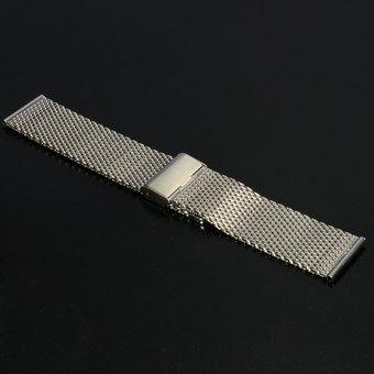 Buckle Milanese Woven Watch Band Strap For 42mm Apple iWatch ???Silver???  