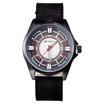 CURREN Men's Date Hours Casual Sport Leather Wrist Watch (Multicolor)- Intl  