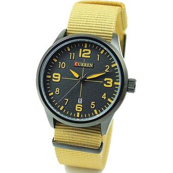 CURREN Men's Nylon Sport Quartz Watch (Multicolor)- Intl  