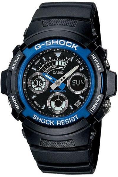 Casio AW-591-2ADR G-Shock Watch - Jam Tangan Pria - Strap Rubber - Hitam