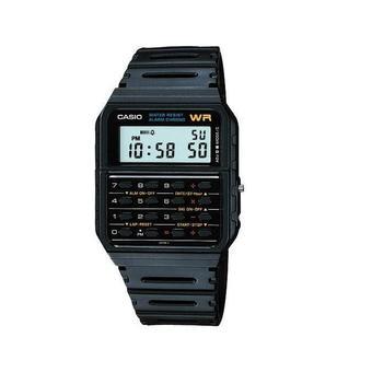 Casio Calculator Watch CA-53W - Unisex Watch - Karet - Hitam  