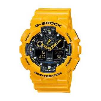 Casio G-Shock GA-100A-9A - Jam Tangan Pria - Kuning - Resin  