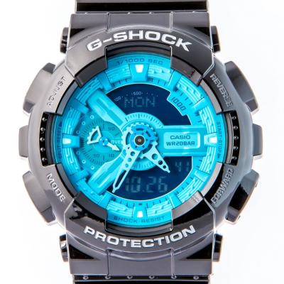 Casio G-Shock GA-110B-1A2 Resin Strap Watch Black- Blue