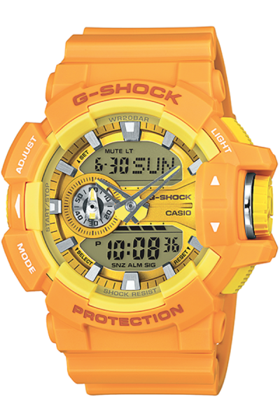 Casio G-Shock GA-400A-9A Jam Tangan Pria Resin - Yellow