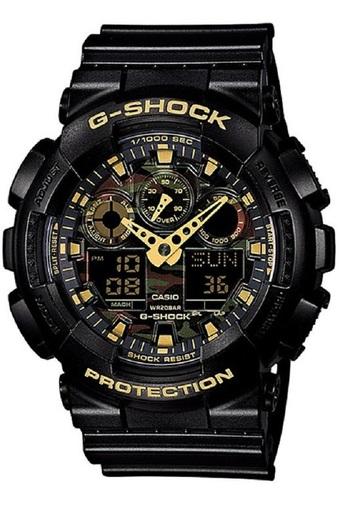 Casio G-Shock Watch Jam Tangan Pria - Hitam - Strap Karet - GA-100CF-1A9  