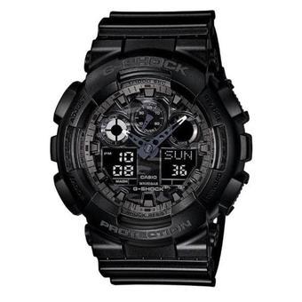 Casio G-Shock Watch Jam Tangan Pria - Hitam - Strap Karet - GA-100CF-1ADR  
