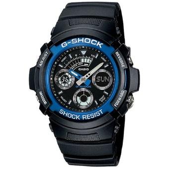 Casio G-Shock Watch Jam Tangan Pria - Hitam - Strap Rubber - AW-591-2ADR  