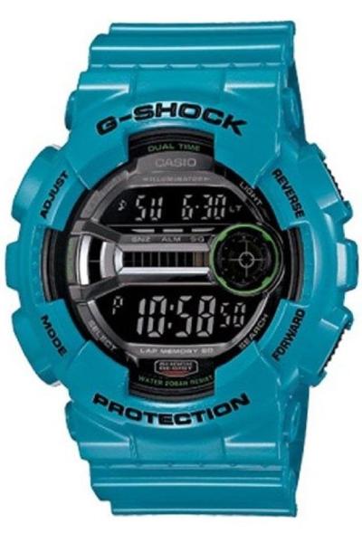 Casio GD-110-2DR G-Shock - Watch Jam Tangan Pria - Strap Rubber - Biru
