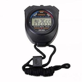 Chronograph Digital Timer Stopwatch Counter Wristwatch- Intl  