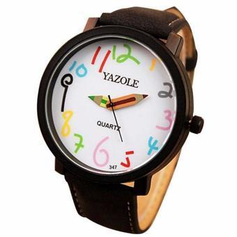 Coconiey Women Watches Female Clock Quartz Watch Ladies Quartz Wrist Watch Black Free Shipping- Intl  