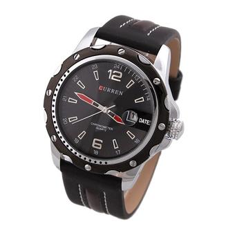 Curren 8104 Casual - Style Watch - Jam Tangan Kasual - Sportif - Hitam  