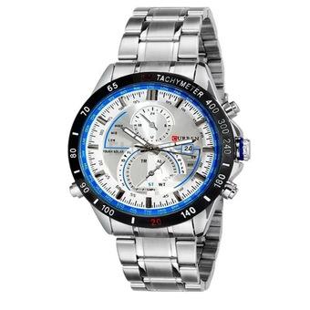 Curren Men's Silver Stainless Band Watch 8149  