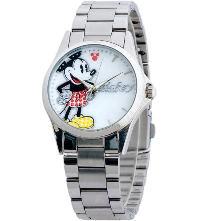 Disney Mickey MSFR1109-01A Jam Tangan Wanita - Silver White