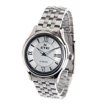 EYKI-EETS8590AG Archer Men's Business Quartz Watch Round Dial Silver Stainless Steel Band (Intl)  