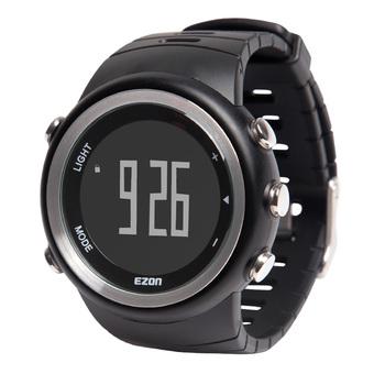EZON High Quality Multi-functional Outdoor Sports Watch High-end 5ATM Water Resistant Man Wristwatch with Function of Calendar Alarm Hourly Chime Speed Measure Step Calculation Calorie Counter BMI Index - Intl  