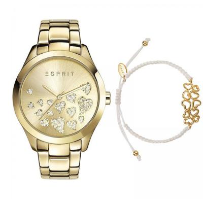 Esprit Fashion Watch Set ES107282005 Jam Tangan Wanita - Gold