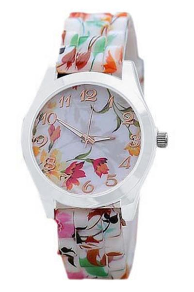 Exclusive Imports Silicone Flower Wrist Watch