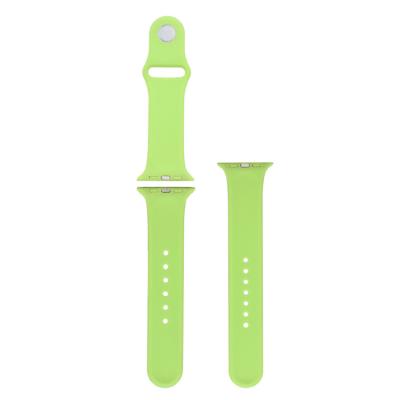 Exclusive Imports Silicone Watch Band Watchband for Apple Watch Green
