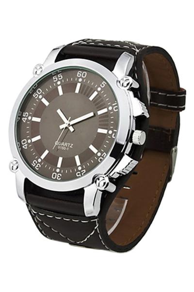 Exclusive Imports Watch - Jam Tangan Pria - Hitam - Strap Leather