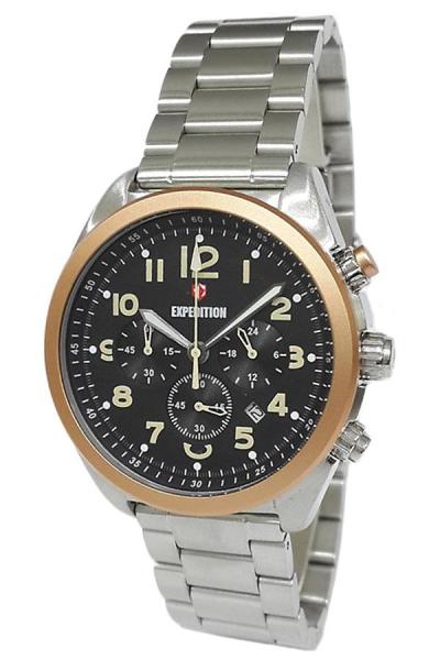 Expedition 6653MCBSSBABA - Jam Tangan Pria - Stainless Steel - Silver