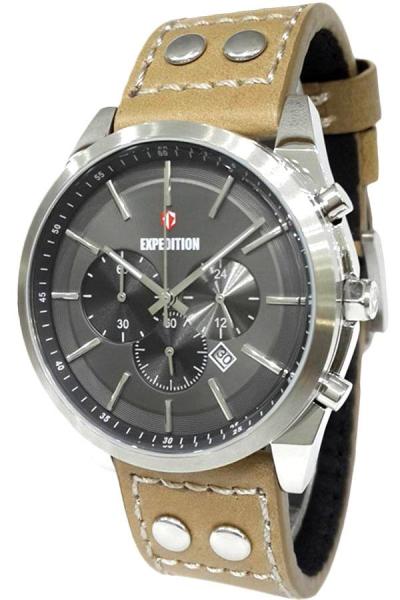Expedition 6655MCLSSDGIV - Jam Tangan Pria - Stainless Steel - Silver