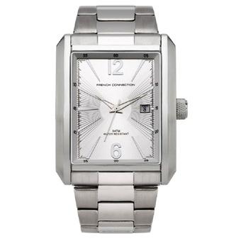 FCUK Men Watches FC1091SS - Jam Tangan Pria - Silver - Stainless Steel  
