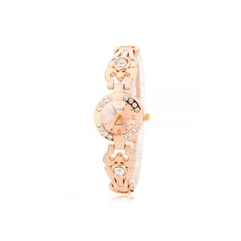 Fashion Women's Gold Stainless Steel Band Watches 60160028 - Intl  