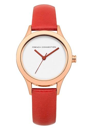 Fcuk Charlotte Leather Strap Women Watches