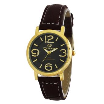 Fortuner Ladies Casual Watches - Cokelat - Kulit - FR 1385L BRW BL GLD  
