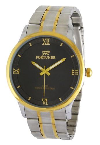 Fortuner Mens Watch - FR 1352M Sil Blk Gold