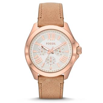 Fossil Cecile Ladies AM4532 Rose Gold - Sand Leather  