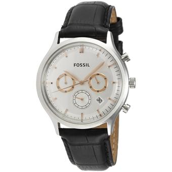 Fossil Jam Tangan Pria - Stainless - Hitam - Fossil FS 4640  