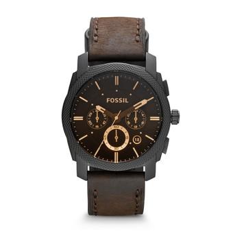 Fossil Watch - Jam Tangan Pria - FS 4656 - Leather – Black  