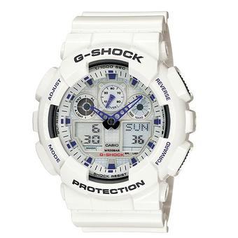 G-Shock Casio GA-100A-7A - Jam Tangan Pria - Putih - Resin  