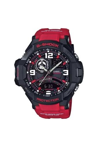 G Shock - Jam Tangan Pria - Merah - Resin - GA1000-4BDR  