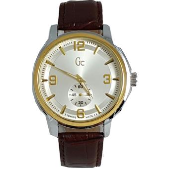 GC Watch - Jam Tangan Casual Pria - Strap Kulit - Cokelat Gold - GCW810  